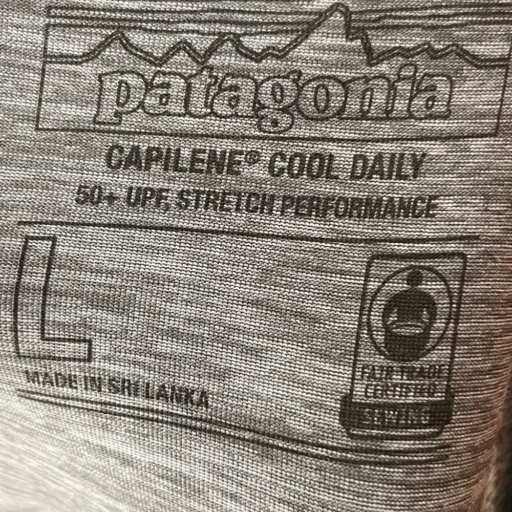 Patagonia Gray Capilene Cool Daily Shirt - Picture 3 of 5